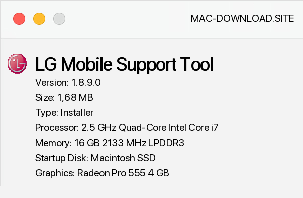 lg mobile software for mac